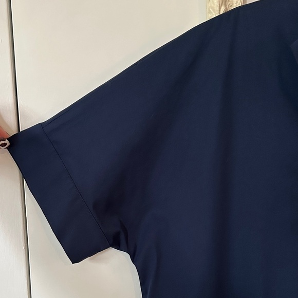 ISSAC MIZRAHI | Cotton Blue Women's Top - Picture 3 of 12